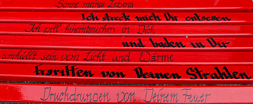 Du Sonne meines Lebens ...