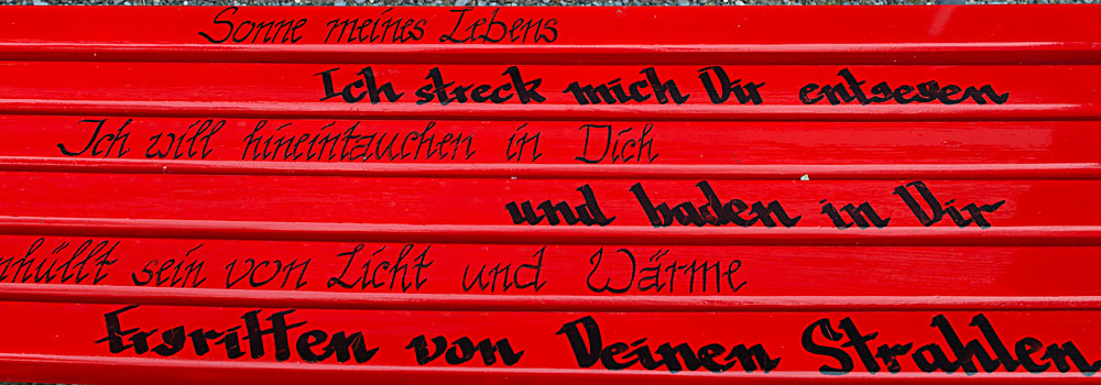 Du Sonne meines Lebens ...