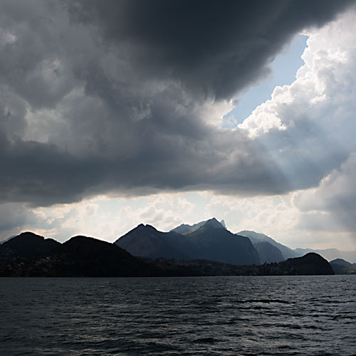 Da wurde es kurz gemütlich auf dem Thunersee.